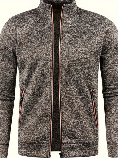 Youzi™ | Moderne Strickjacke mit durchgehendem Reißverschluss