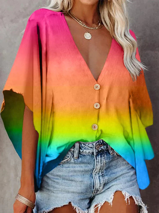 Rinnie - Elegante, lockere Bluse für Frühjahr/Sommer