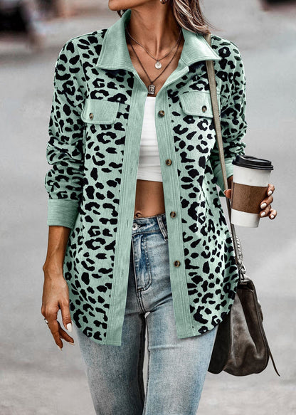 Schicke Jacke mit Leopardenmuster für Damen