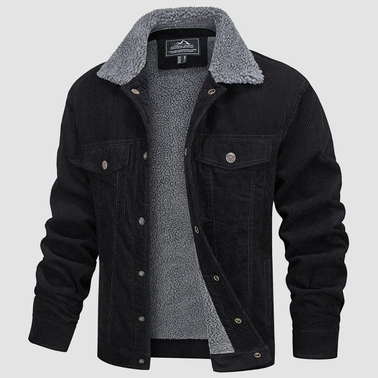 Peter - trendige Cordjacke für Männer
