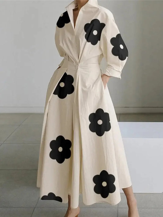 Lei - Maxikleid mit Temperament-Druck