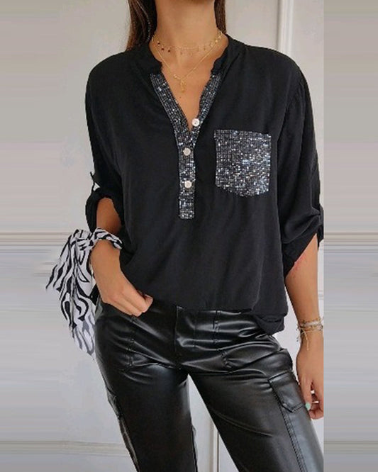 Jorinna - Stylisches Top mit Pailletten für Frauen