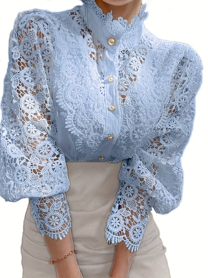 Liesbeth Bluse | Langärmelige Spitzenbluse