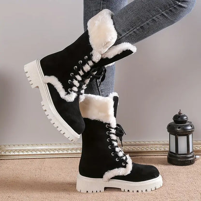 Winterstiefel mit mittlerer Wadenhöhe - Yashita