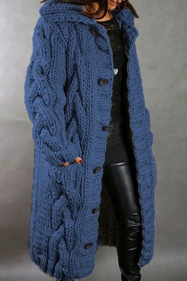 Miriam - Neue Weste in großen Größen Typ Strickjacke