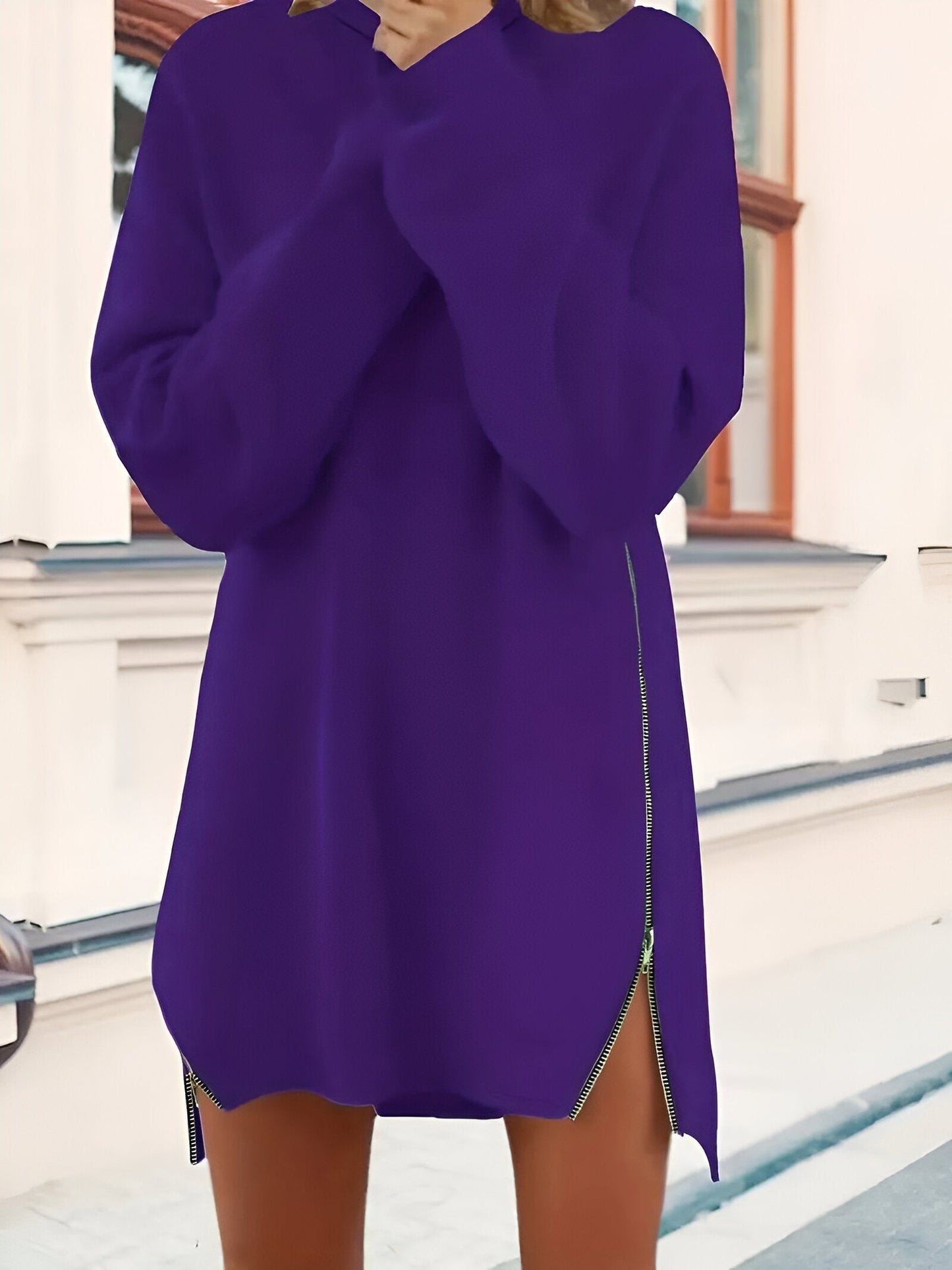 Perla | Bequemes & stilvolles Kleid mit Reißverschluss