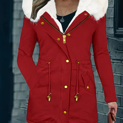 Lotte | Freizeitjacke mit Kapuze und Kunstfell