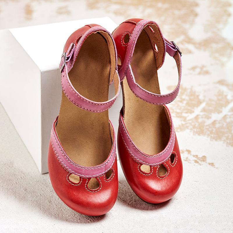 Yolanda® | Bequeme Sandalen mit niedrigem Absatz