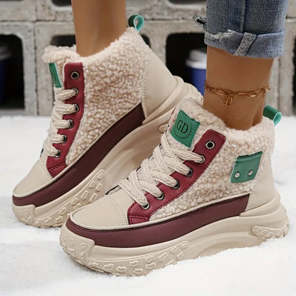 Stilvolle isolierte Schneestiefel für Frauen