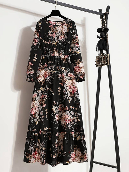 Abella - Bohème-Maxikleid mit Blumendruck