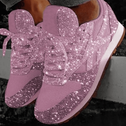 Mode Pailletten Frauen Schuhe