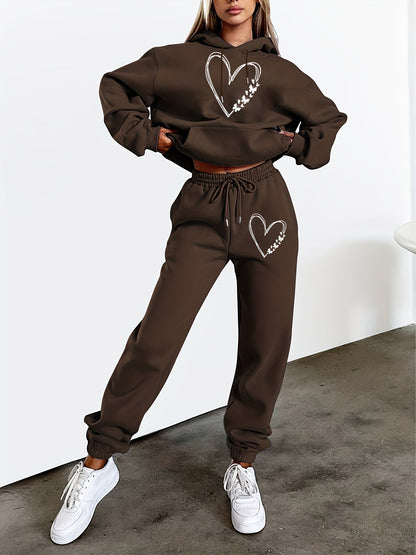 Lena - Lässiges Outfit mit trendigem Hoodie und Jogginganzug für Frauen
