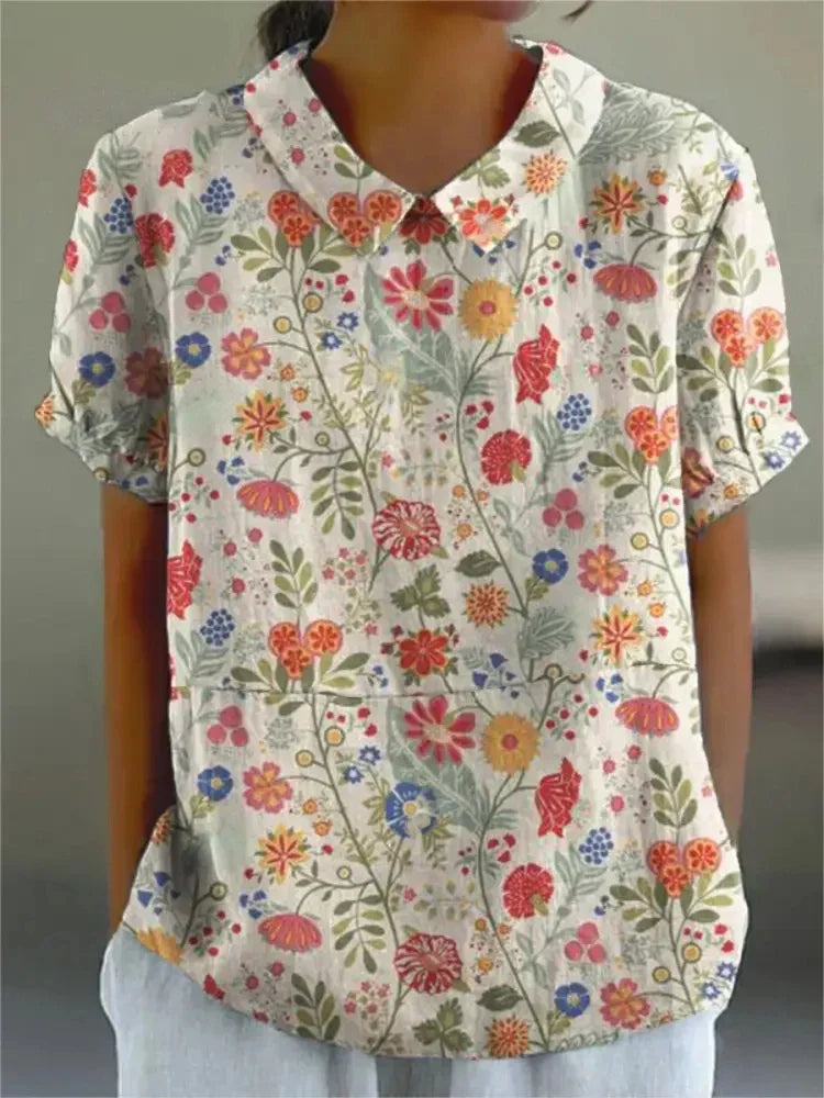 Liv | Stylische Damenbluse mit Blumenmuster