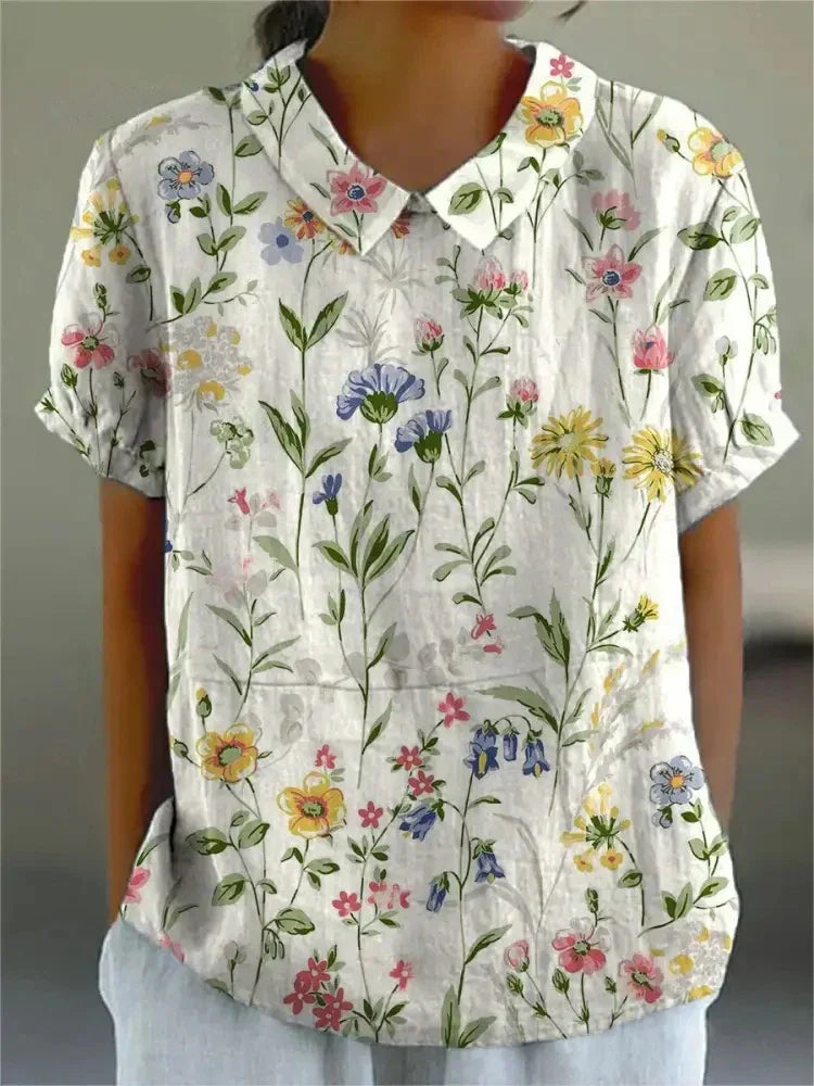 Liv | Stylische Damenbluse mit Blumenmuster