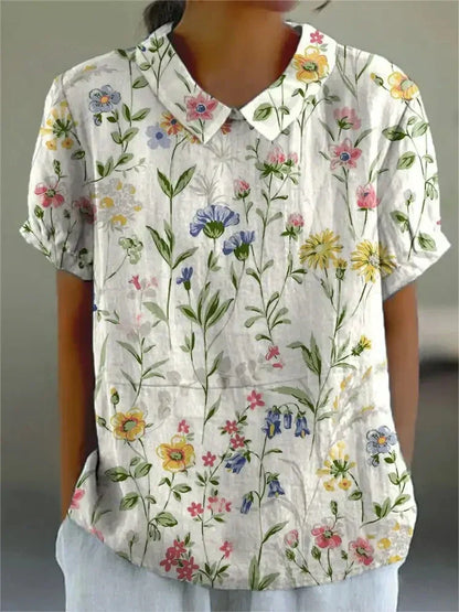 Liv | Stylische Damenbluse mit Blumenmuster