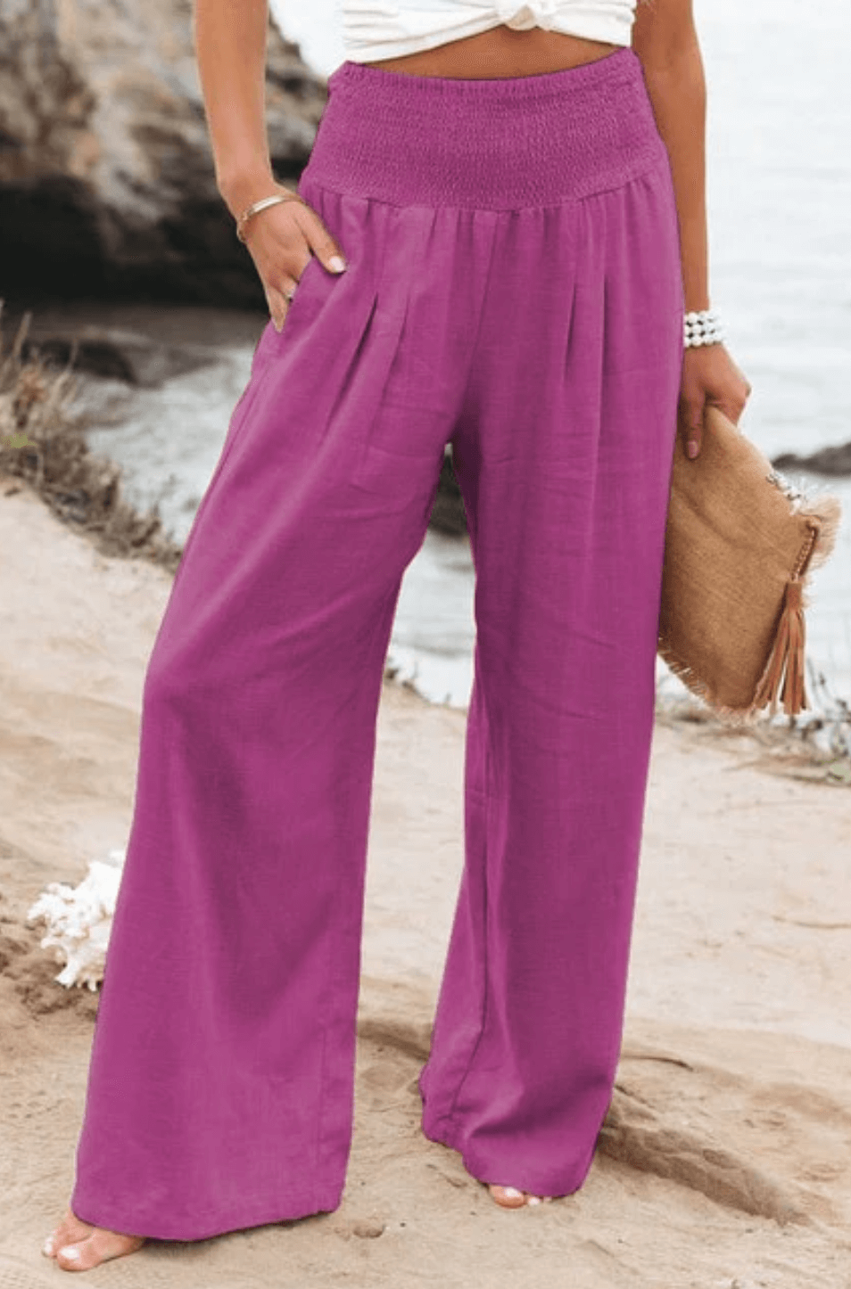 Clara - Elegante und bequeme Palazzo Hose für Frauen