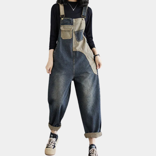 AGATA - Raffinierter Denim-Jumpsuit für Frauen