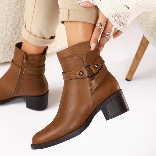 Ferda - Stylische Lederstiefeletten