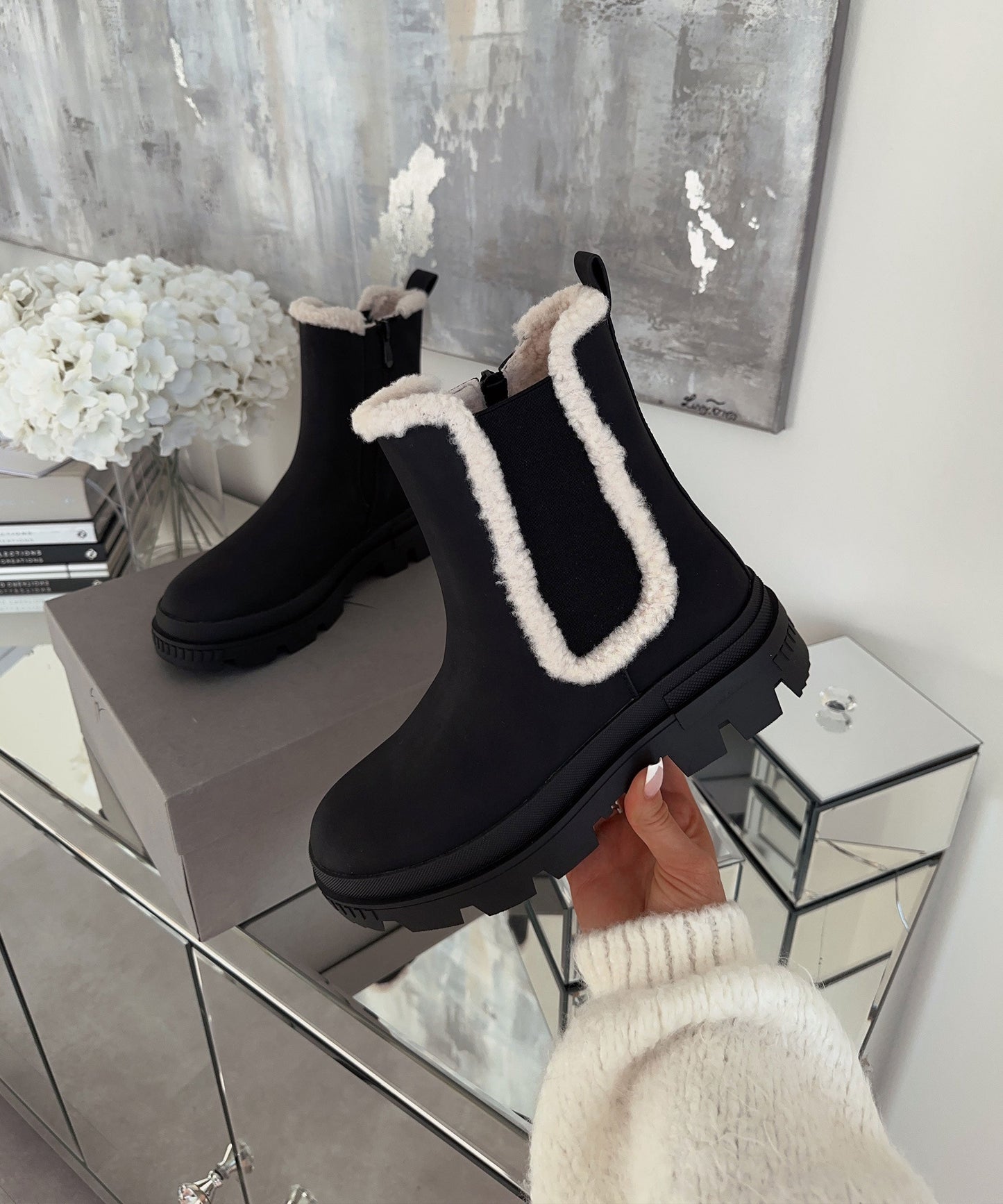 Prima - Schwarze Stiefel