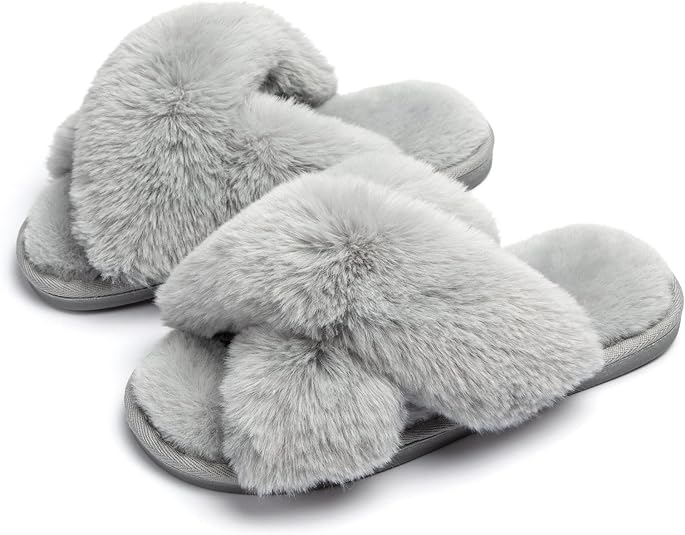 Megan Crossband Hausschuhe | Warm & Stylisch