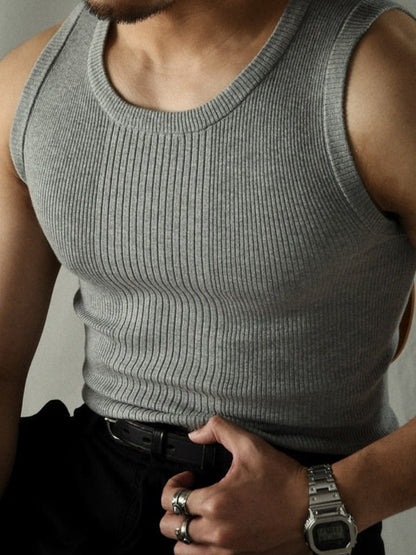 Old Money | Gestricktes Tank-Top