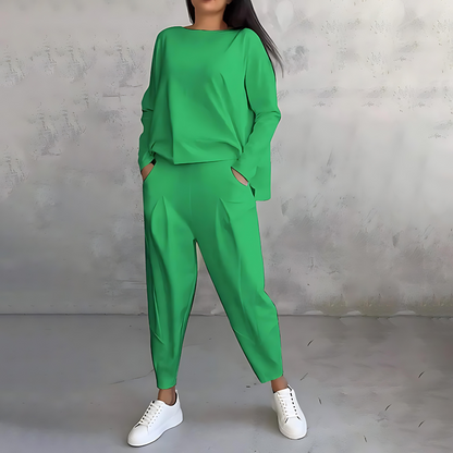 Mila - Bequemes 2-teiliges Set in Schwarz für Frauen