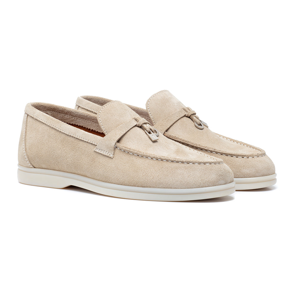 Lässige Damen-Halbschuhe, weiß