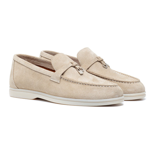 Lässige Damen-Halbschuhe, weiß