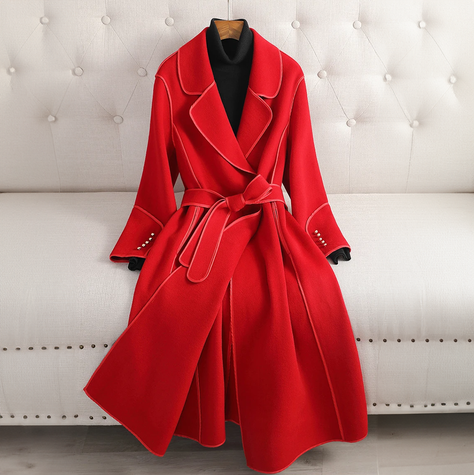 TRENCHCOAT AUS MERINOWOLLE VON LILIAN-THOURAM