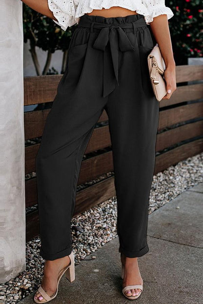 High Waist Bandage Casual-Hose