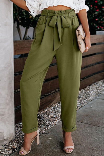 High Waist Bandage Casual-Hose