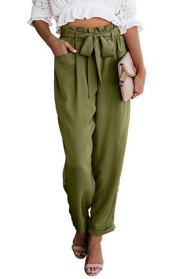 High Waist Bandage Casual-Hose