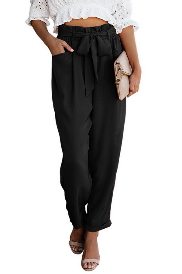 High Waist Bandage Casual-Hose