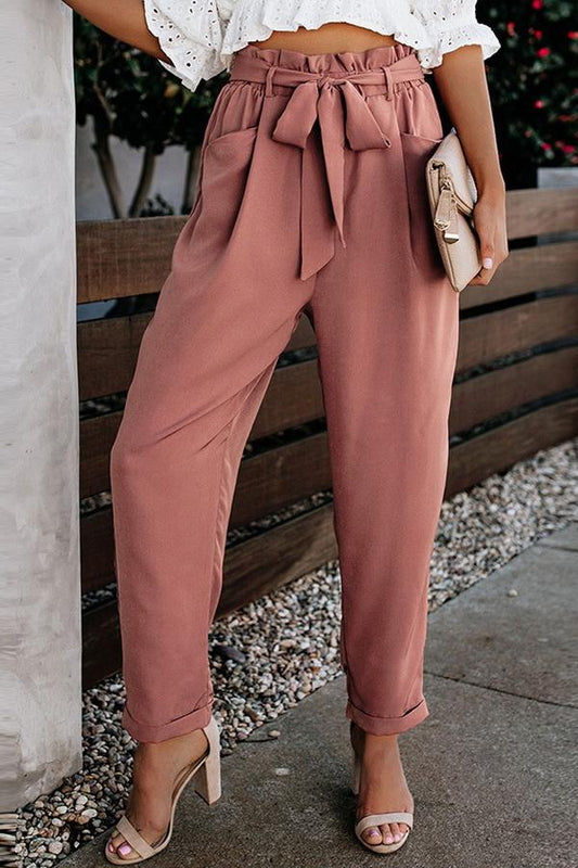 High Waist Bandage Casual-Hose