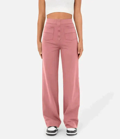 Amabel - Hochtaillierte Hose mit Stretch