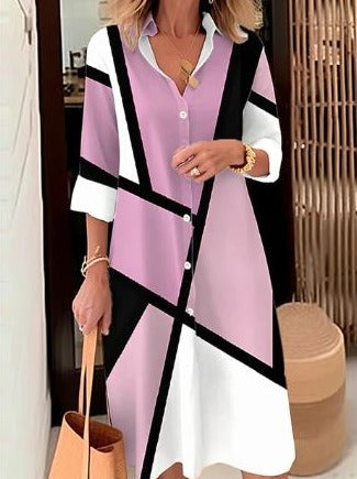 Amy - Elegantes Overshirt-Kleid
