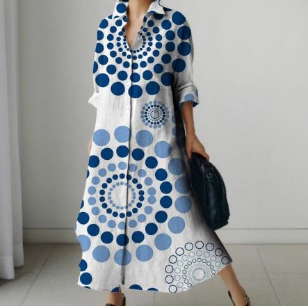 Marilyn - Elegantes Hemdblusenkleid für Frauen
