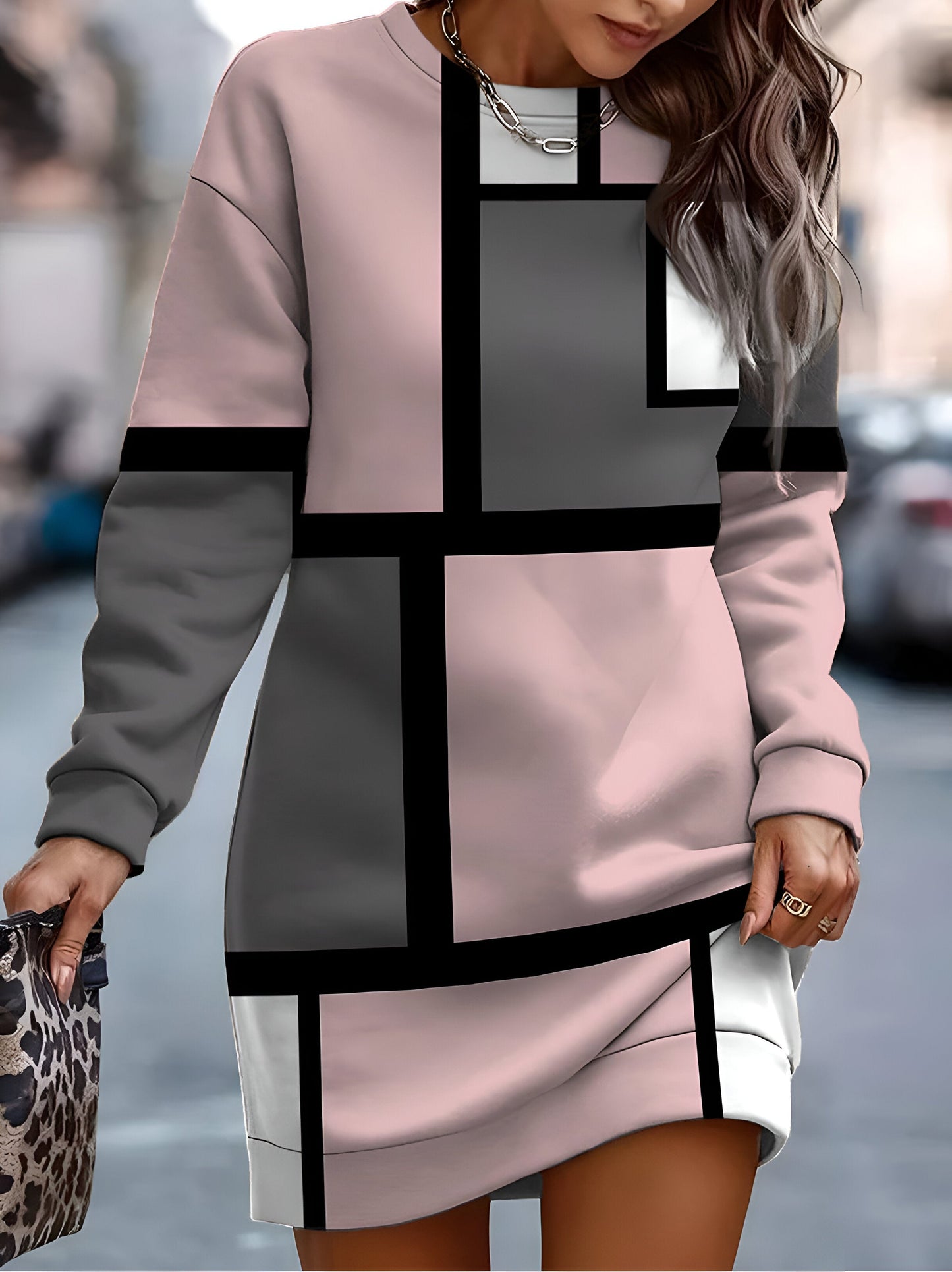 Romy | Bequemes & stylisches Sweatkleid in Übergröße
