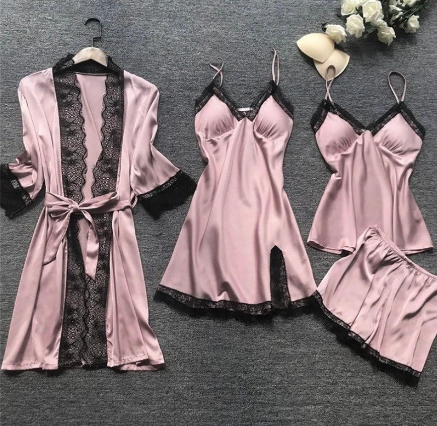 Isla - Luxuriöses Satin-Pyjama-Set für Frauen