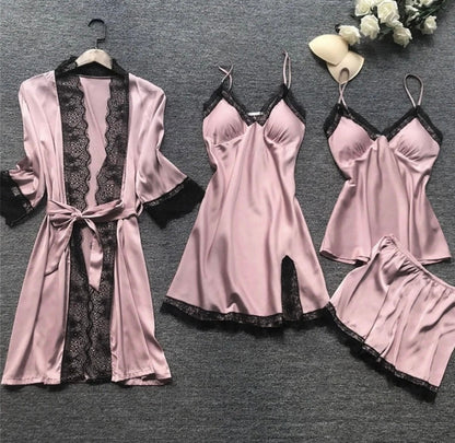 Isla - Luxuriöses Satin-Pyjama-Set für Frauen