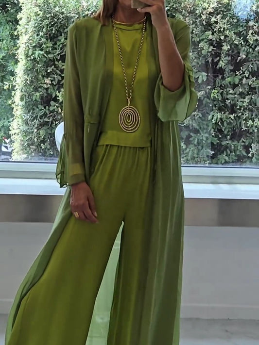 Selyah - Elegantes langes Kleid Set für Frauen