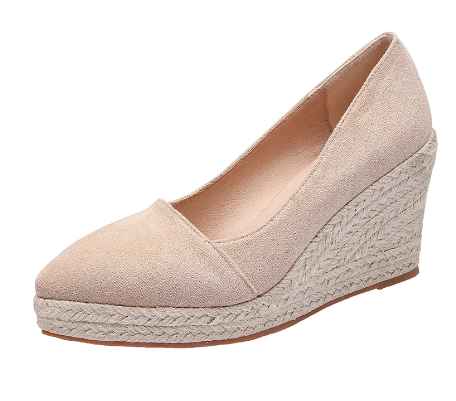 Karla - Plateau-Espadrilles und Sandalen mit Keilabsatz