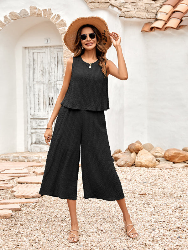 Neuer einfarbiger Damen-Overall mit losen Ärmeln für Damen