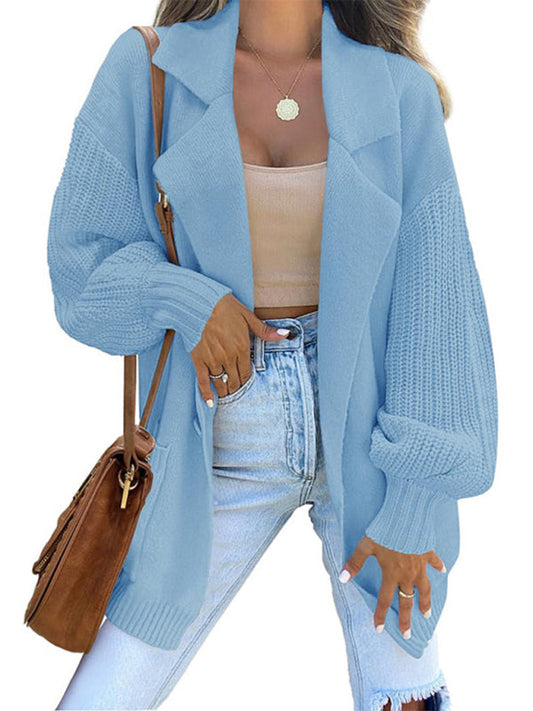 Lena - Lange Strickjacke für Frauen