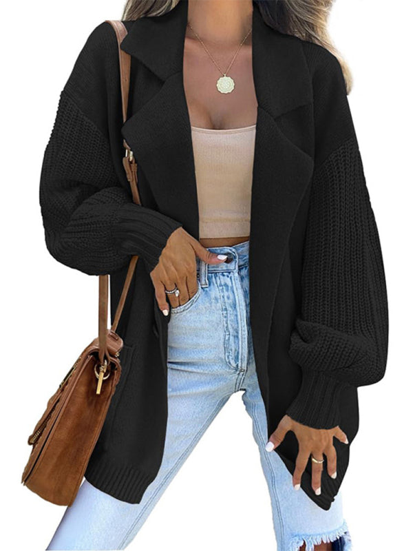 Lena - Lange Strickjacke für Frauen
