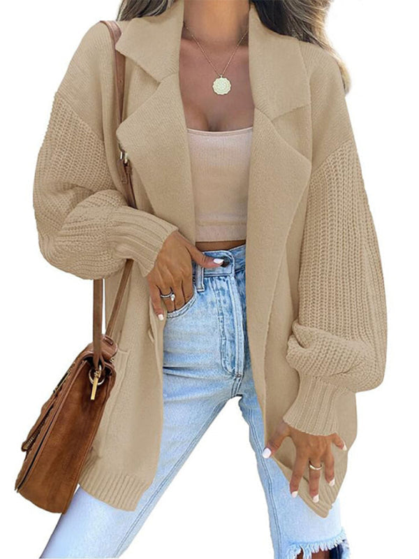 Lena - Lange Strickjacke für Frauen