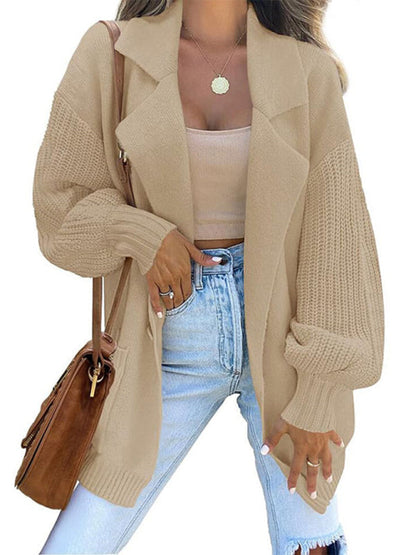Lena - Lange Strickjacke für Frauen
