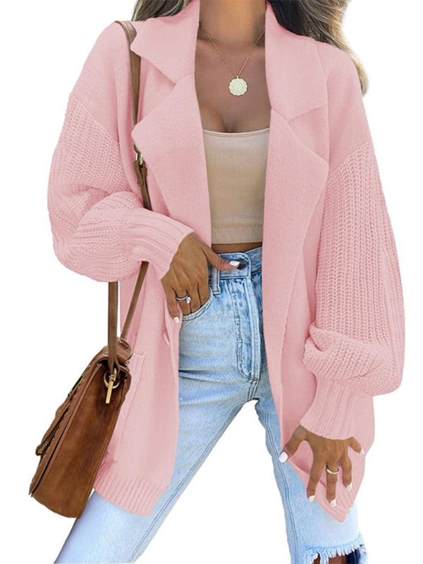 Lena - Lange Strickjacke für Frauen