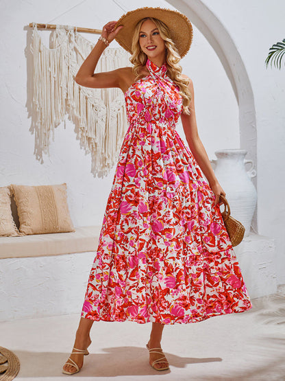 -Kleid mit Print und elegantem Ausschnitt von MW | Resort Style