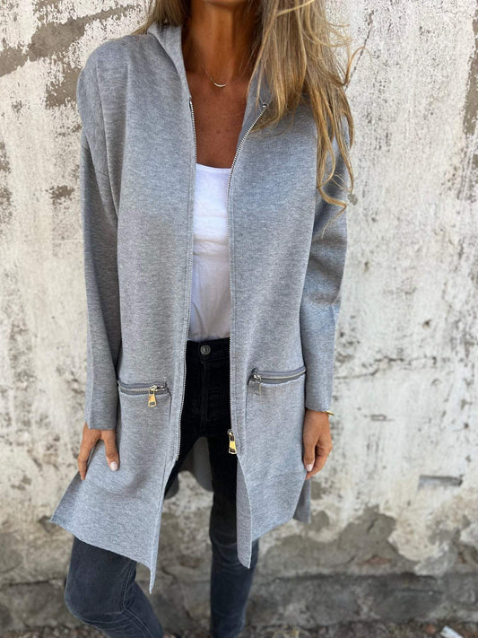 Laurenne - Moderne lange Jacke für Frauen
